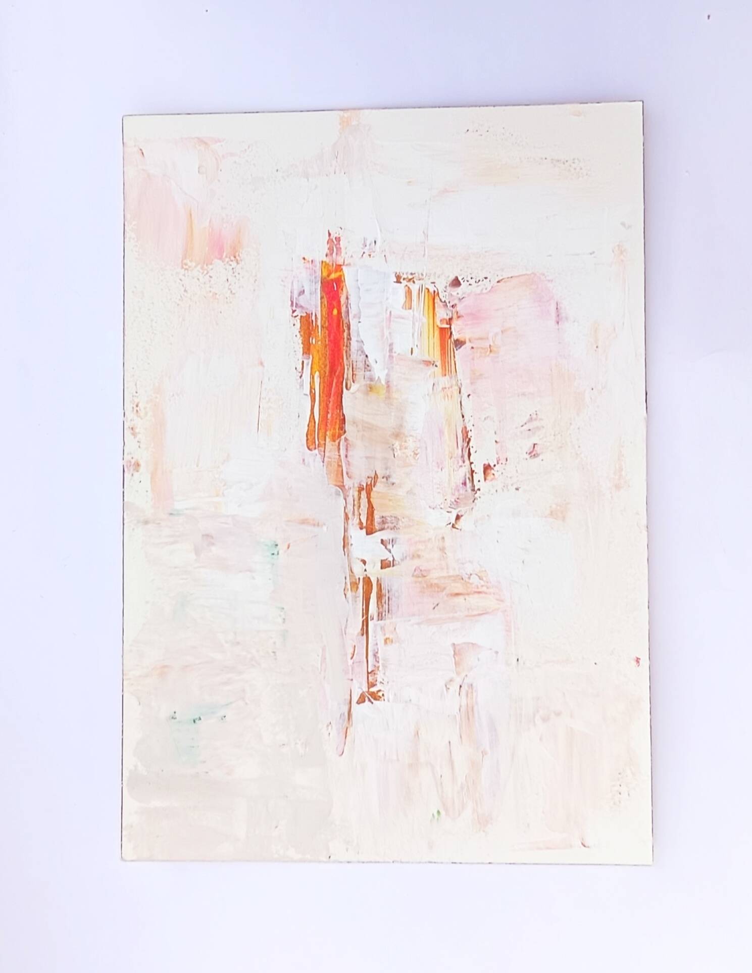 Acrylic on paper – abstract composition – 26 x 18 cm