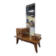 Vintage art deco wardrobe / dressing table with mirror