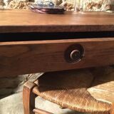 Oak side table