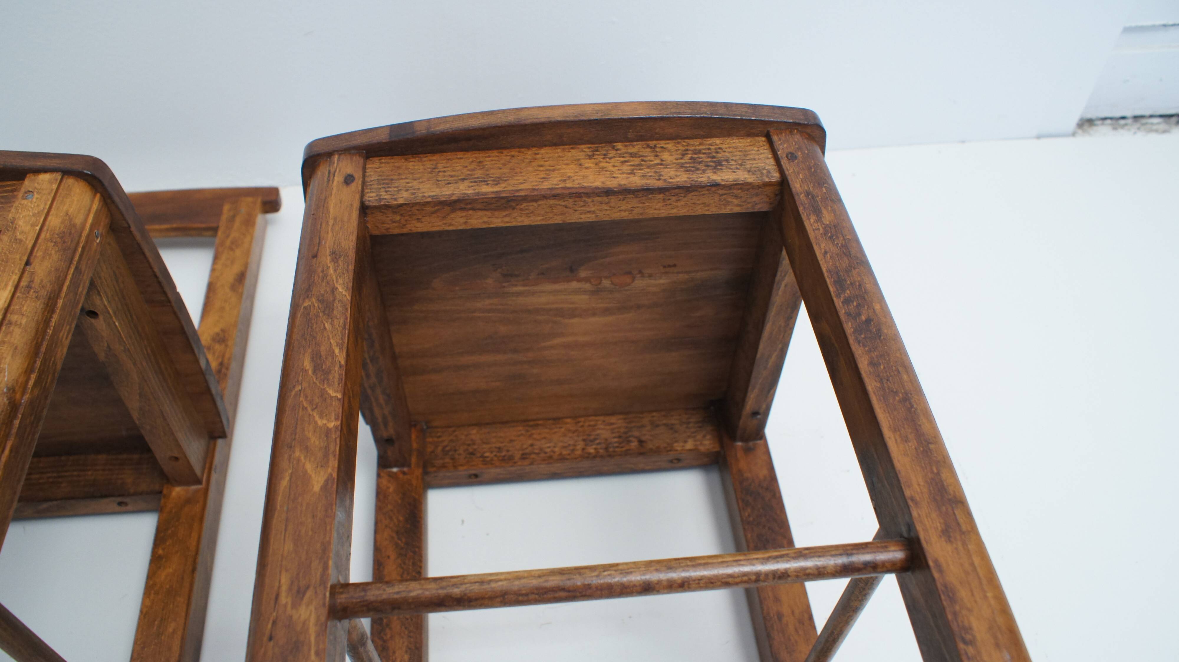 Pair of old vintage brutalist chairs