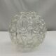 Duo tulip globes in pressed glass dimension: diameter - 4.5cm- width -12cm- height -5cm-