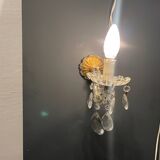 Crystal Maria Teresa Sconces Set of 3 1950’s