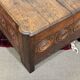 18th-century Breton chestnut bank bench