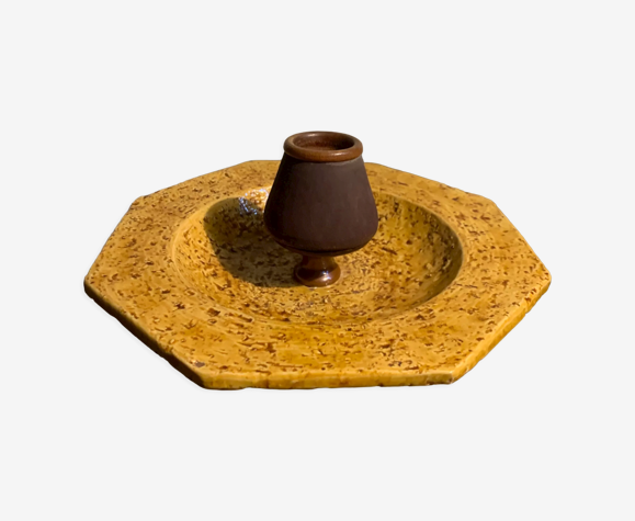 Chamotte ceramic dish by Gunnar Nylund for Rörstrand Sweden