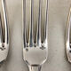 6 ercuis forks, silver metal, 1930