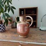 Antique amphora vase in brass and copper