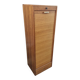Filing cabinet with curtains