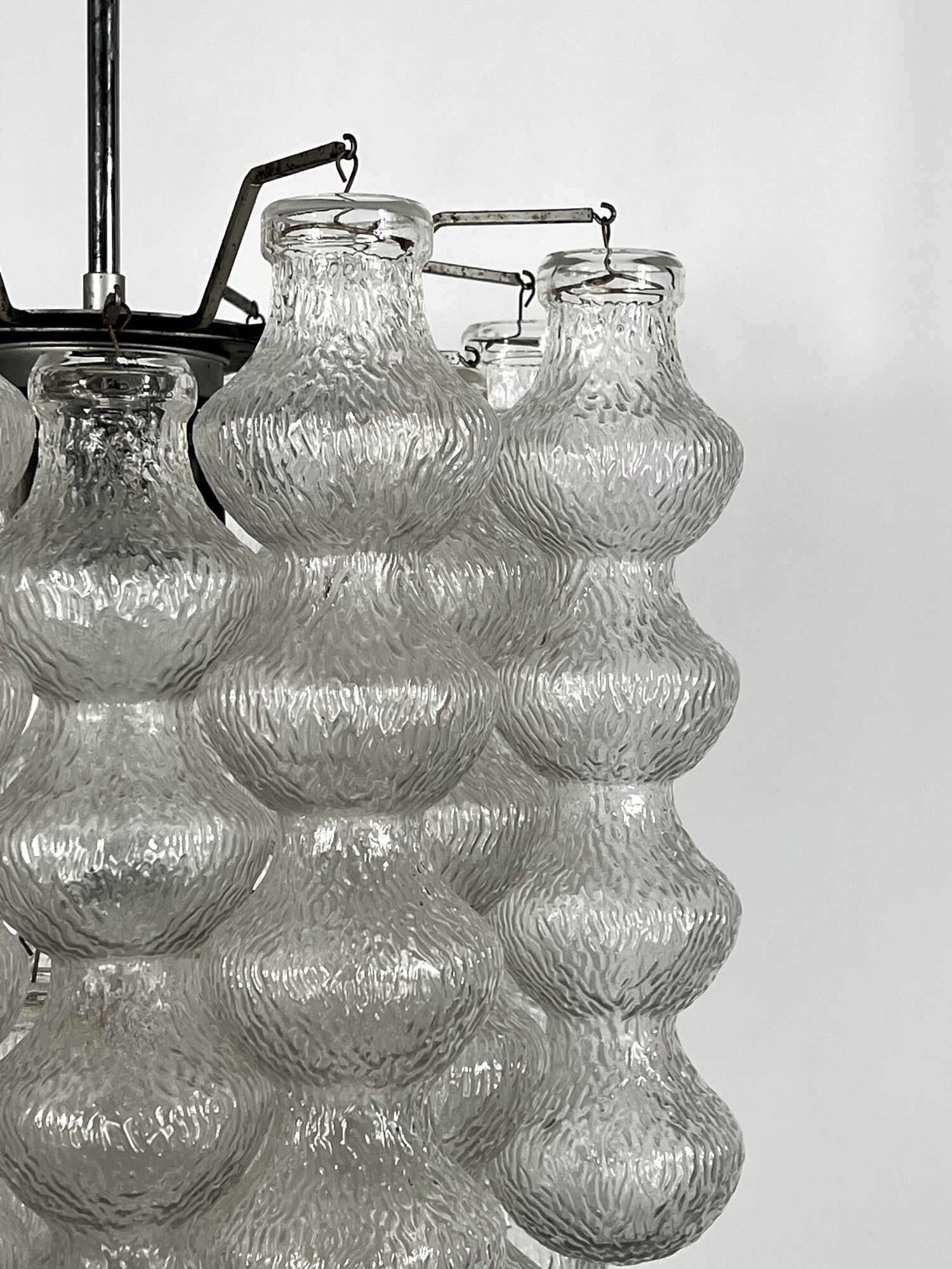 Mid-Century Murano Bubble Glass chandelier from 60s