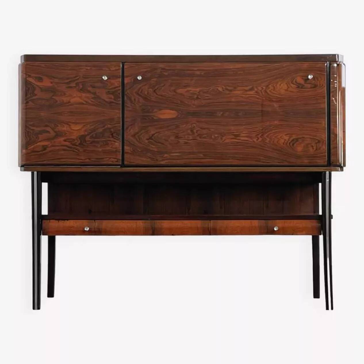 Meuble bar en palissandre années 50 -60