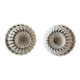 Set of two glass bowls