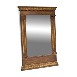 Petit miroir doré style - xvi