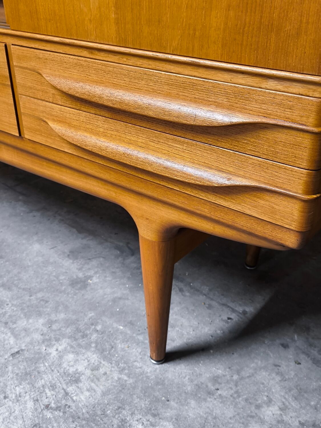 Vintage Scandinavian teak enfilade from the 1960s by Johannes Andersen.