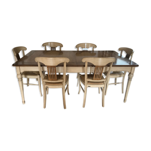 Table à manger et 6 chaises Grange