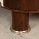 20thC ITALIAN STANDING DRY BAR IN HARDWOOD & CREAM LAMINATE c.1970