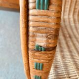 Wicker armchair
