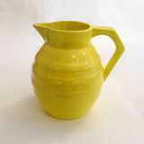 Art Deco pitcher from the 1950s in Orchies earthenware.