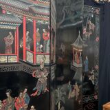 Coromandel lacquered Chinese screen with 6 panels