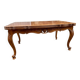 Spectacular French extending table Louis XV style vintage 1980 rococo Provence 260cm