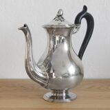 Antique silver-plated coffee pot by Christofle