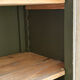 Solid wood display cabinet