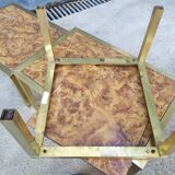 Brass nest of tables 1970