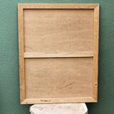 Abstract composition on panel