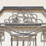 Pair of Art Deco wrought iron doors, circa 1925