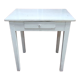 Table d'appoint vintage en bois avec tiroir