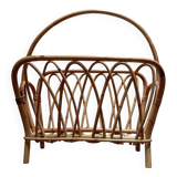 Bamboo magazine rack