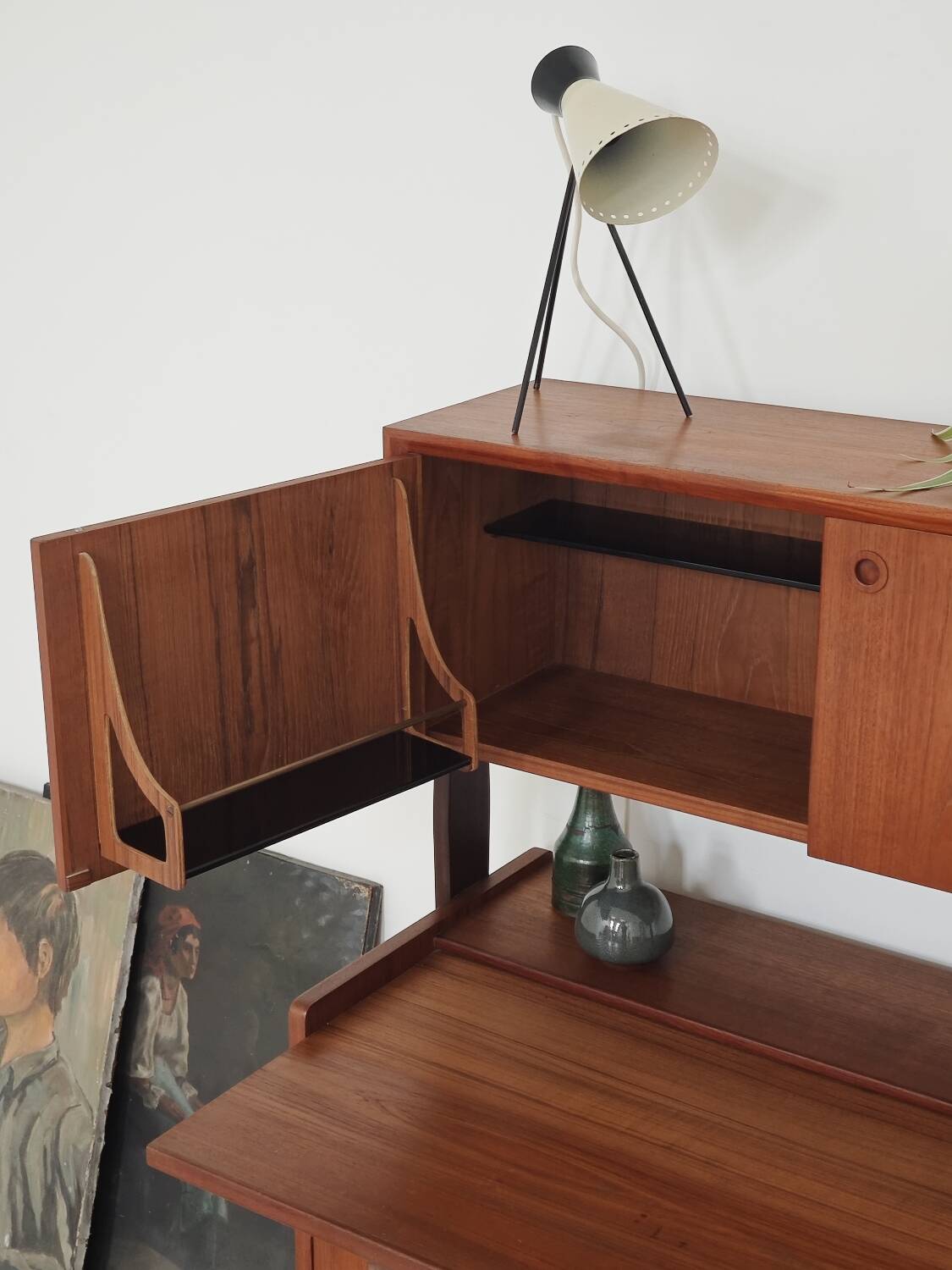 Coiffeuse/Bureau par Poul Volther pour Orum,  Samcom Danemark