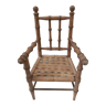 Bamboo style doll armchair
