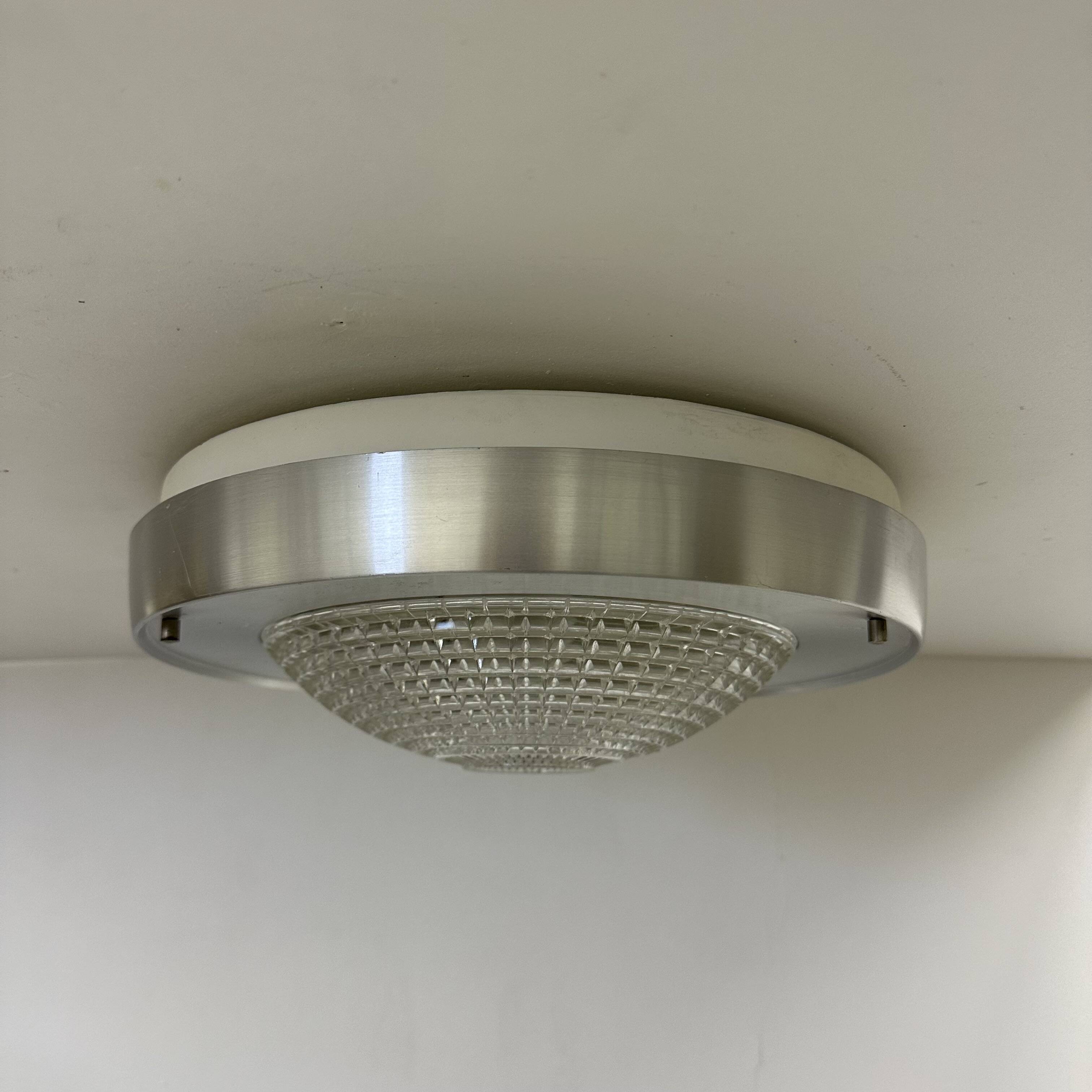 Raak Flush mount ceiling lamp B-1043 , 1970s Ufo space age