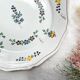 Ancienne Assiette Faïence Française XVIIIème NEVERS Petites fleurs bleues