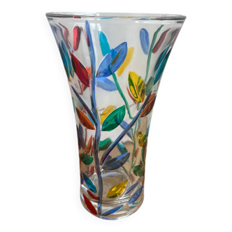 Murano glass vase signed CC Zecchin - Italian glass art