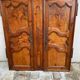 Pair of Louis XV style wardrobe doors