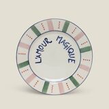 Coffret 4 assiettes à dessert l'amour