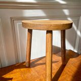 Wooden tripod stool