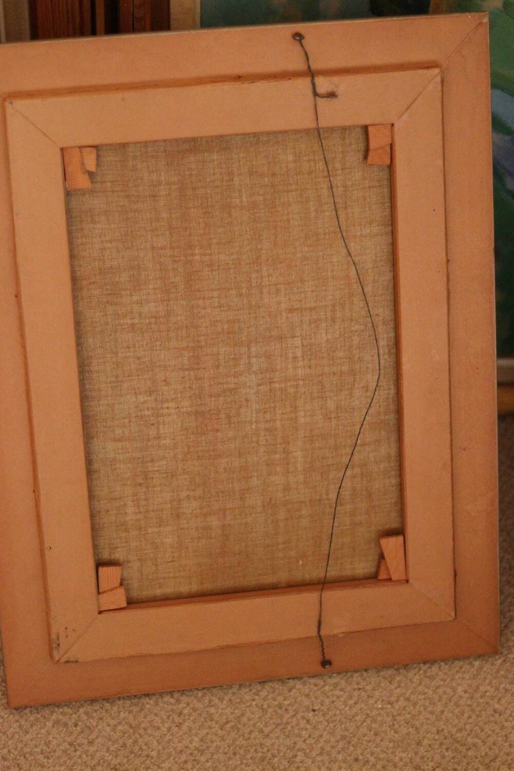 Original Swedish Oil on Canvas “Vegetable Basket” – G Wald Vintage