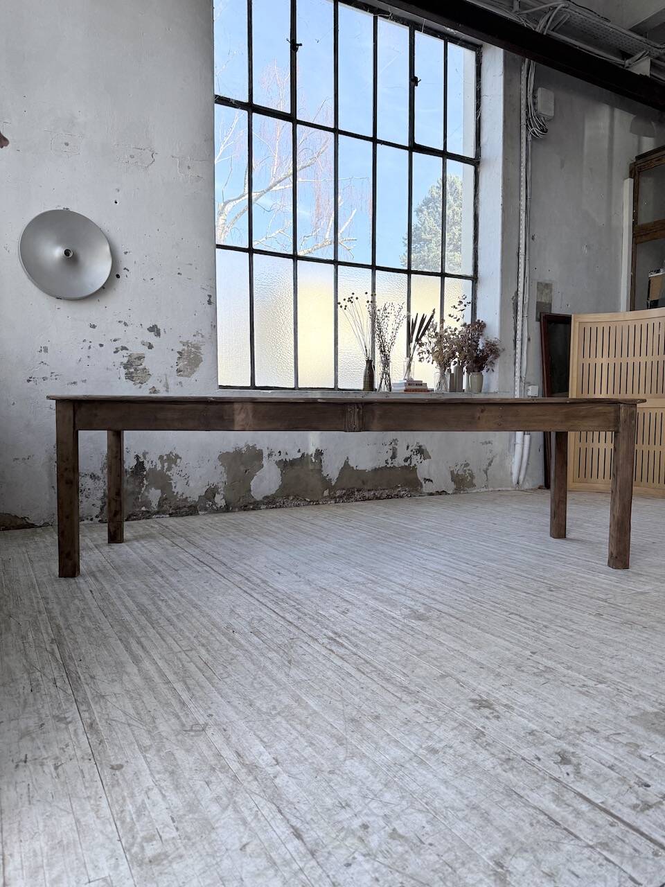 Farm table in pine 1950 250cm