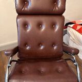 Fauteuil relax vintage lama