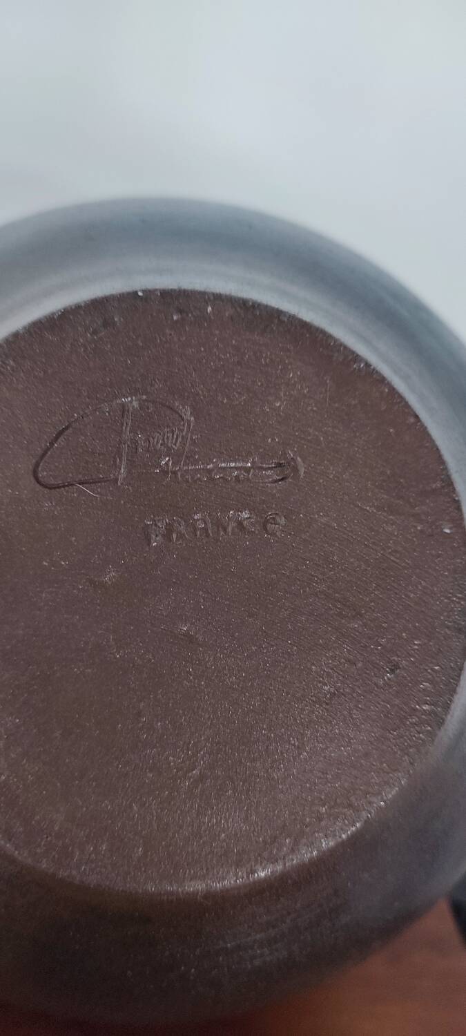 Jean Dubost glazed stoneware teapot