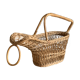 Vintage rattan bottle holder