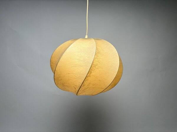 Mid-Century Modern Cocoon Pendant Light, Italy, 1960s