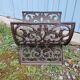 Cast iron magazine rack / wood log rack