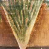 Oil on vintage panel