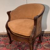 Louis XV style office chair in walnut