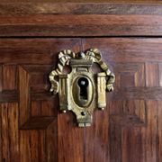 Children's secretary stamped jansen in rosewood - 20th century