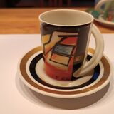Rosenthal cup No. 7 and bowl No. 5 numbered, a combination of the two numbers, a very beautiful association