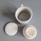 Tasse à thé vintage avec filtre et couvercle