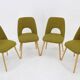 1960s Oswald Haerdtl ,Set of 4 Dining Chairs by TON, Czechoslovakia